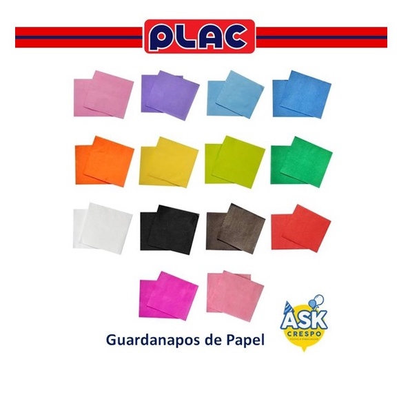 Guardanapos de Papel Plac - Pacote com 50 unidades.