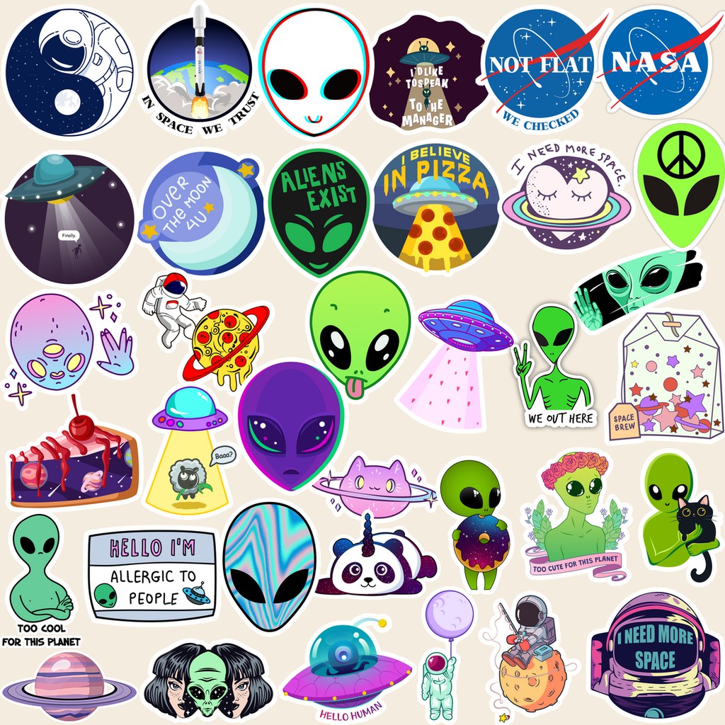 Divertenti Adesivi Astronauta Della NASA Bambini E Adolescenti - Foto 9