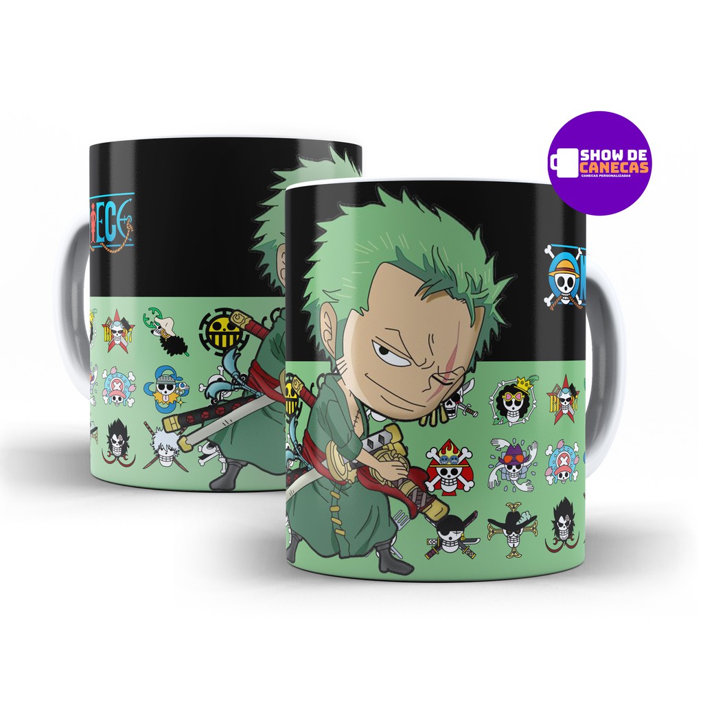 Caneca Anime One Piece Personagens