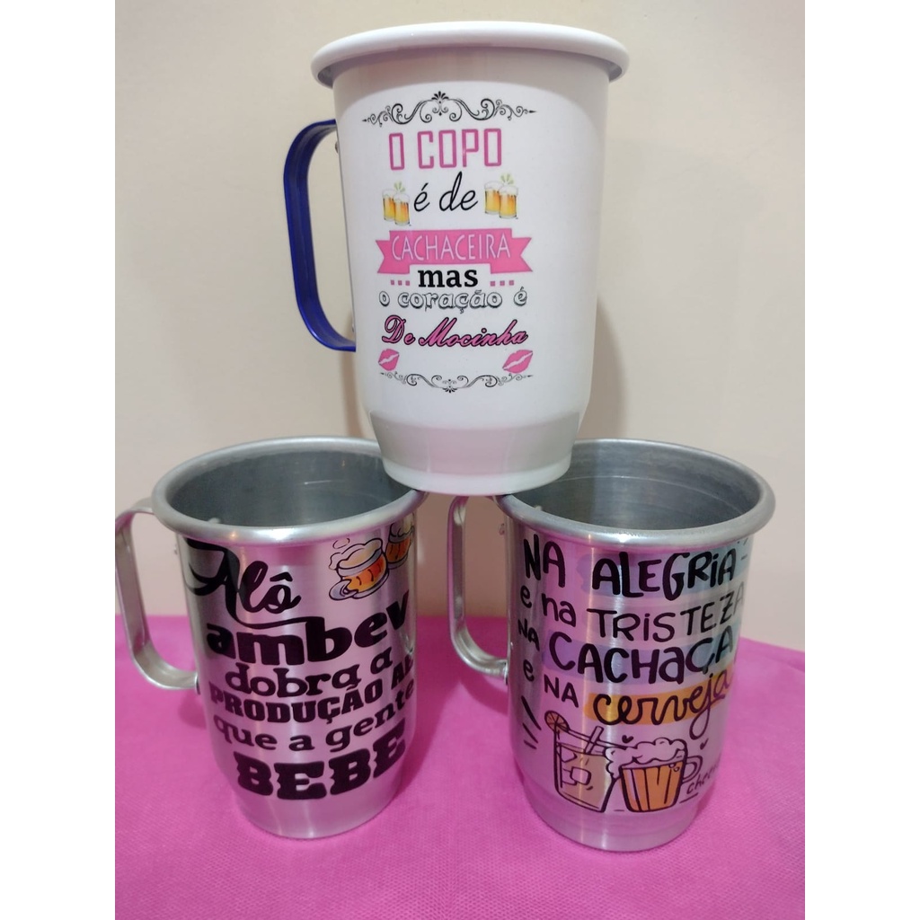 Caneca Alumínio Personalizada: Onde Comprar | BuscaProdutos