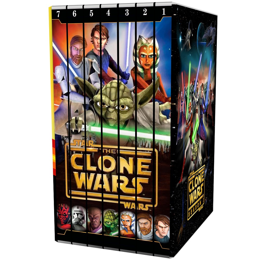 Dvd Star Wars: The Clone Wars - Edição completa + Filme | Shopee
