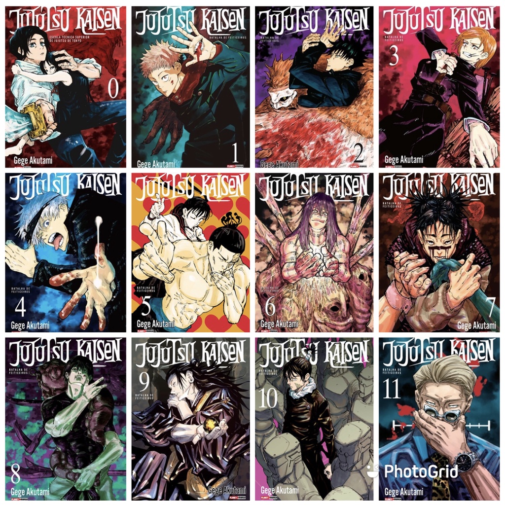 Mangá Jujutsu Kaisen (Novo - Lacrado)