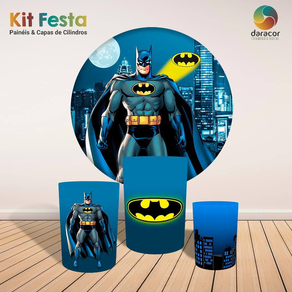 Kit Festa Batman com Painel 1,50x1,50