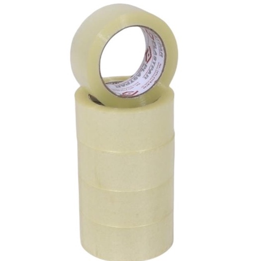 Kit 5 Fitas Adesiva Transparente 45X50 5 Rolos