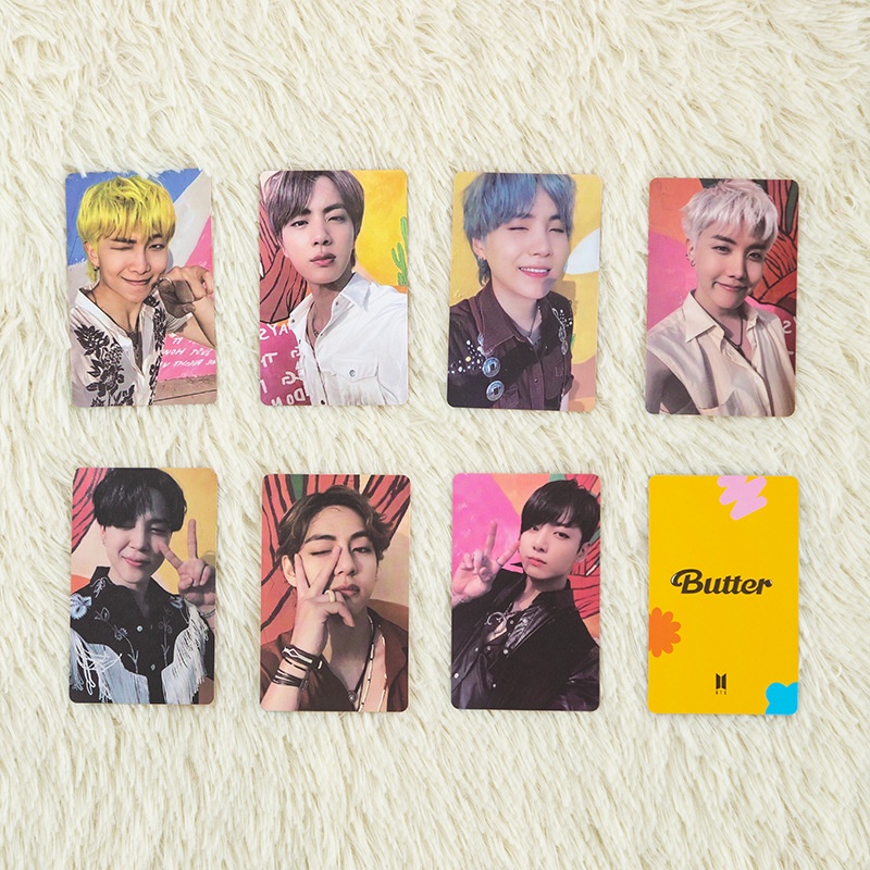 10 Sets Kpop BTS Butter CD Photocard HD Photo Card Lomo Card