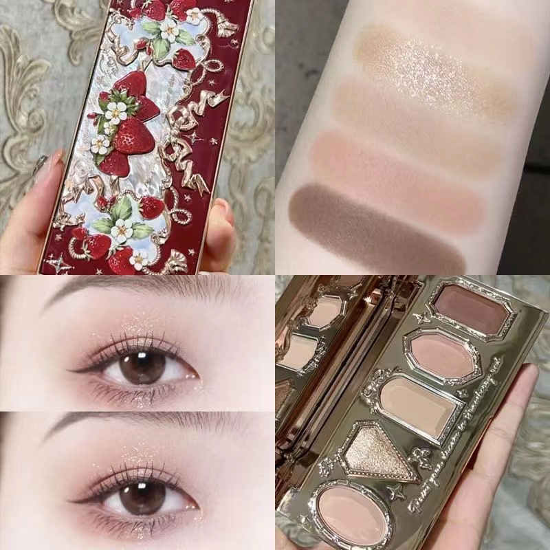 Flor Conhece Paleta De Sombra Rococo Gemstone Eye Shadow Ins High-end ...