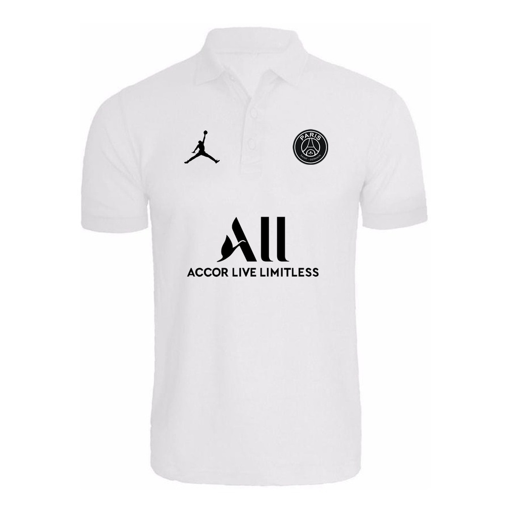 Camiseta do Paris Saint Germain Camisa Polo masculina Blusa do PSg Messi temporada 21/22