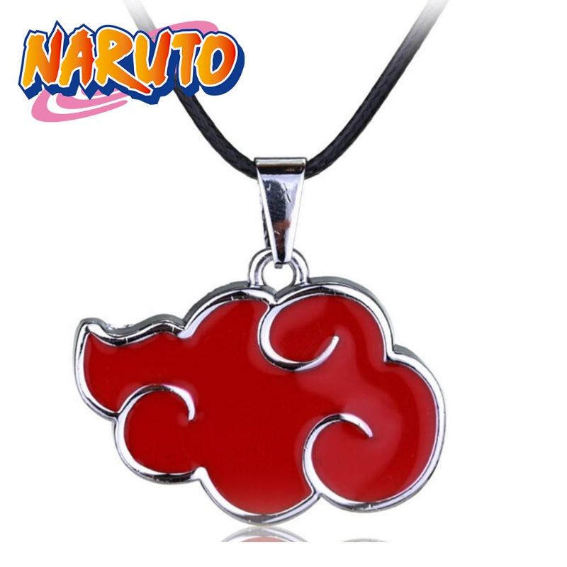 Colar Naruto Nuvem Vermelha Akatsuki Itachi Pain Nagato Tobi