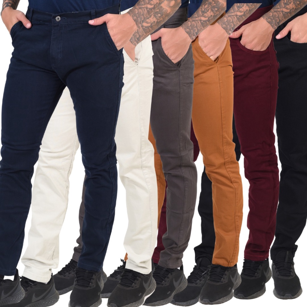 Cores de calça cheap jeans masculina