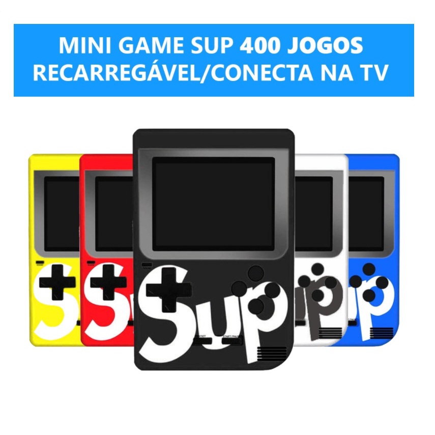 Mini Game Portatil 400 Jogos Sup Game Sem controle