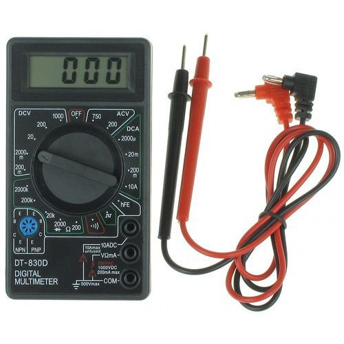 Probador Voltaje Corriente Amperímetro Voltímetro Ohmímetro DT830B Test Displ... - Grandado Atoto S8