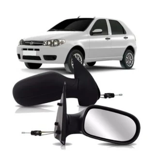 Retrovisor Palio Siena 2004/2010 4 portas Com Controle Unidade ou Par em Oferta na Shopee