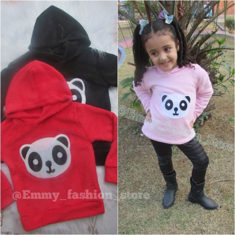 Blusa de store frio infantil menina