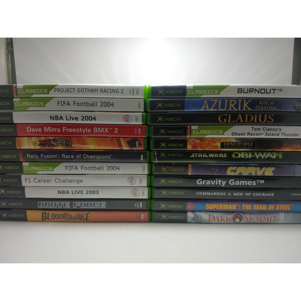 xbox classico original midia fisica