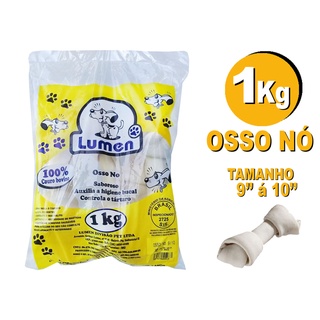 Osso Mordedor Comestível P/cães Lumen 1 Kg Osso Nó 9/10