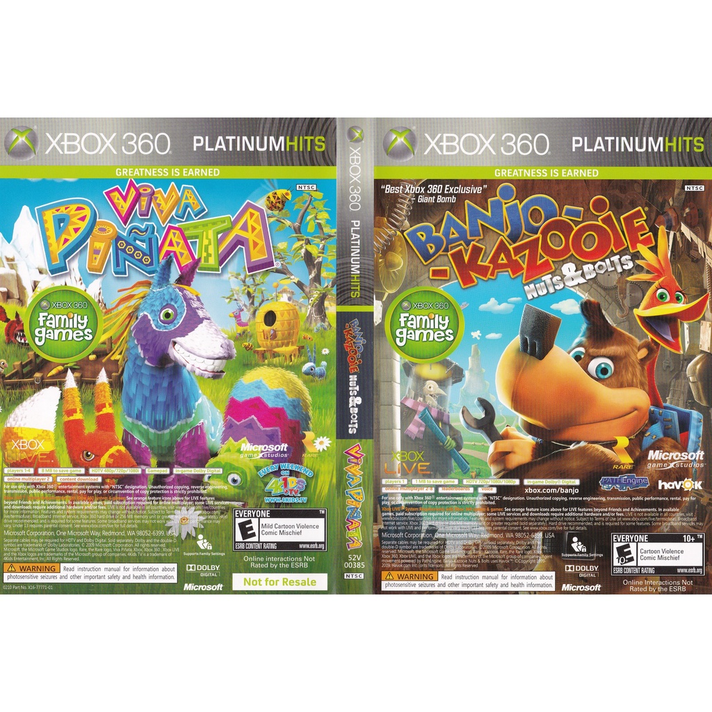 Jogo Banjo Kazooie Xbox 360 Usado S/encarte - Meu Game Favorito