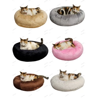 Cama Pet - Cama Redonda confortável para cães e gatos fofinha e quentinha para o inverno