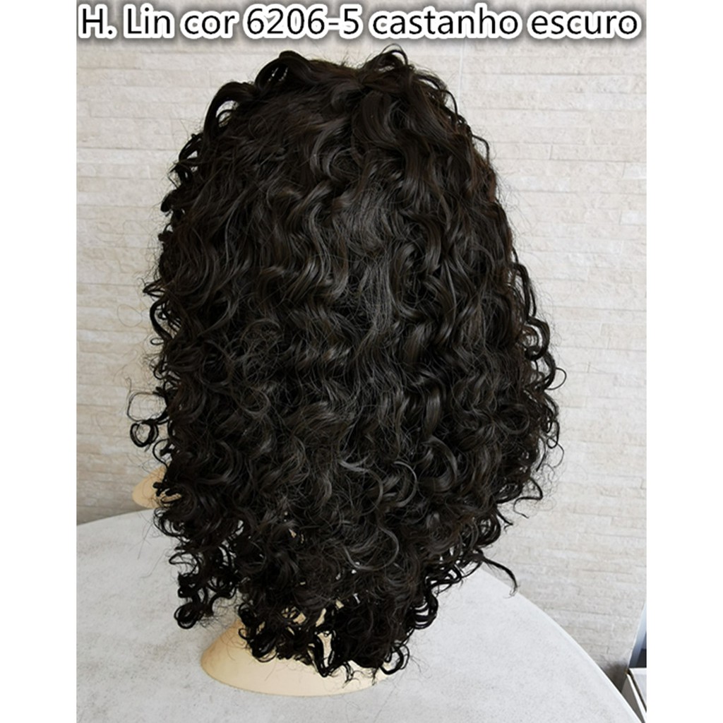 Half Wig Bio Fibra Lindona / Cor: Castanho Escuro