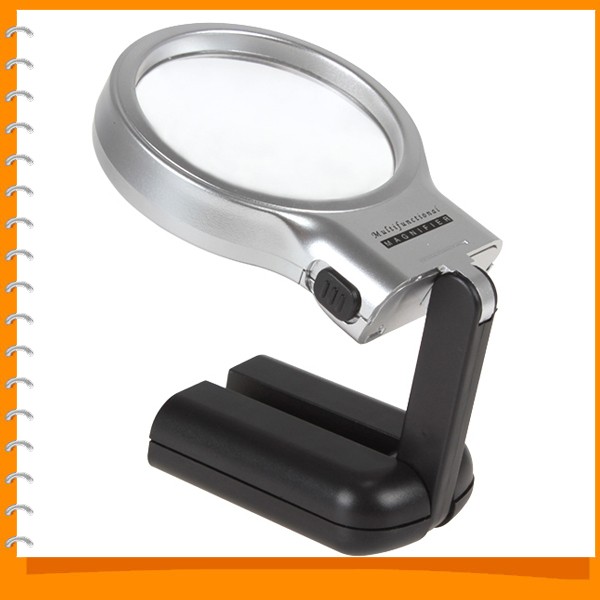 Lupa 3 Em 1 Magnifier Com Led E Ângulo Ajustável | Shopee Brasil