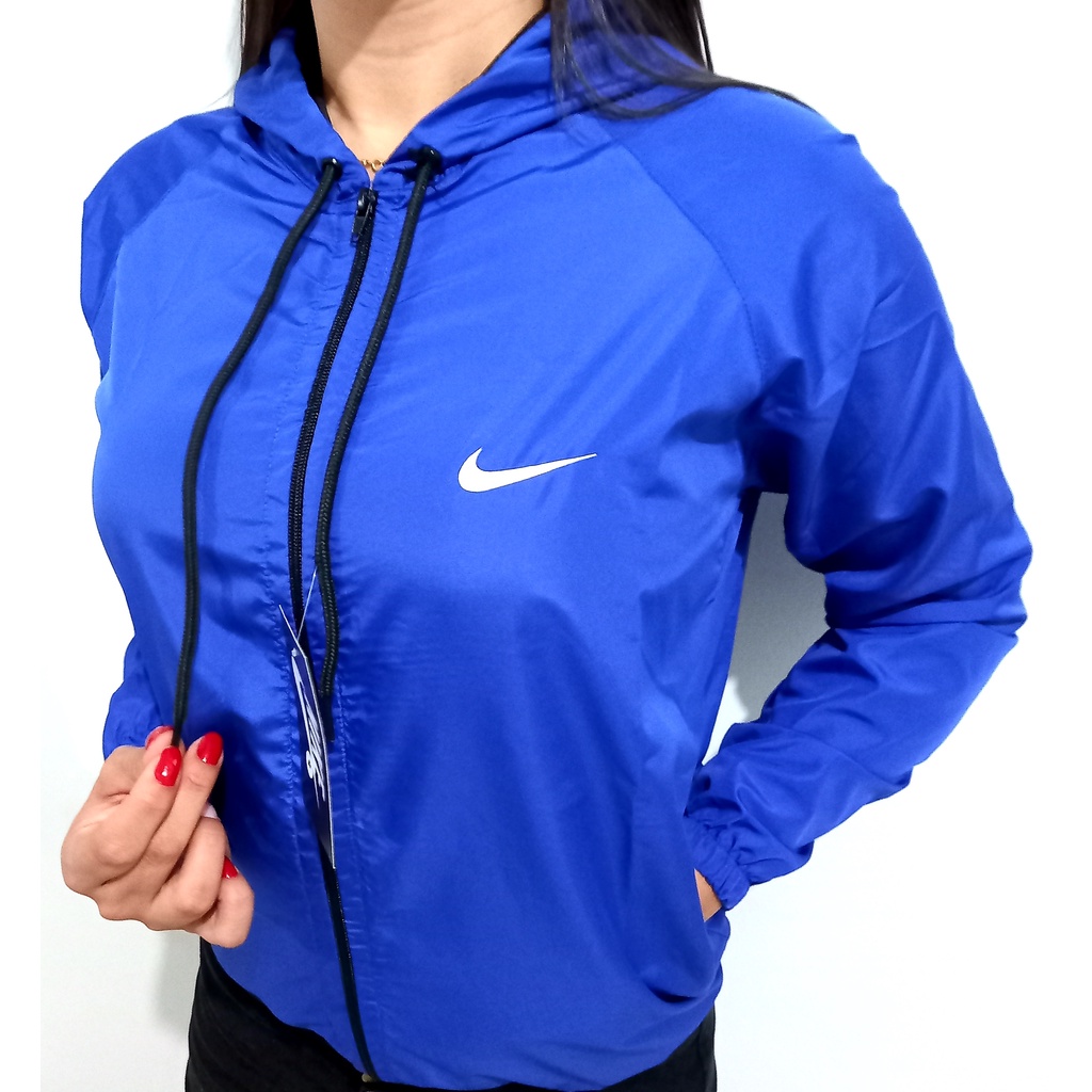 Jaqueta corta vento store da nike feminina