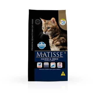 Farmina Matisse Gatos Adultos Sabor Salmão e Arroz 7,5KG
