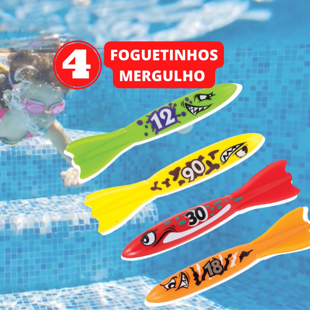Pacote De Varejo 2018 Novo Verão Torpedo Foguete Jogando Brinquedo  Engraçado Natação Piscina Mergulho Jogo Brinquedos Crianças Mergulho  Subaquático Brinquedo # Cs - Balões De Água - AliExpress