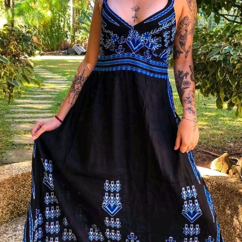 Vestido best sale tipo indiano