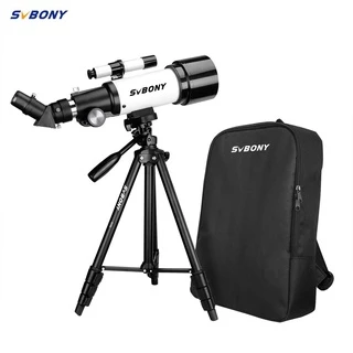 Telescópio Astronômico SVBNOY SV501P 70400 Refrator Portátil Óptico Multirrevestido Com Tripé De Liga De Alumínio E Mochila Para Crianças Adultos Iniciantes