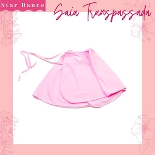 Saia Transpassada Infantil Para Ballet - Saia - Balé