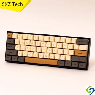 Capa De Tecla De Sublimação De Chocolate XDA PBT 61/64/68/71/84/87/100/104 Teclas 65 % 75 85 Teclado Mecânico Óleo Resistente Ao Desgaste Padrão Americano Layout RK