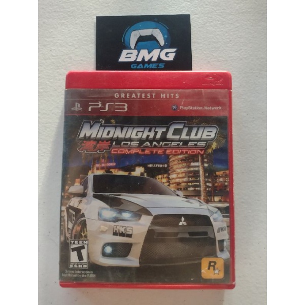 Jogo Ps3 Midnight Club Los Angeles Original Playstation 3