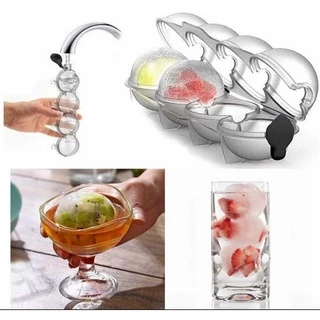 Forma Gelo Plastico Esfera Redondo