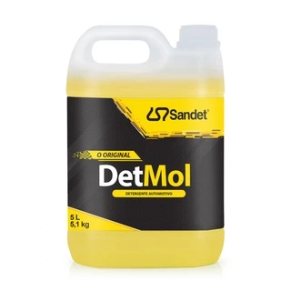 Shampoo Automotivo Detmol 5 Litros Lava Motos Carros Bicicleta Remove Sujeira Pesada