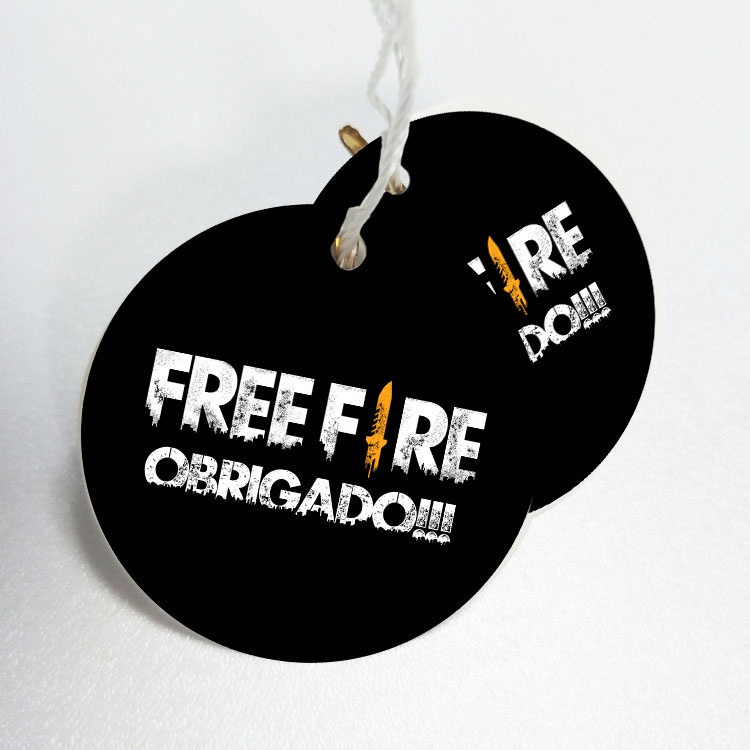 Luminária Ou Troféu Free Fire Personalizado Com Led 15x15cm