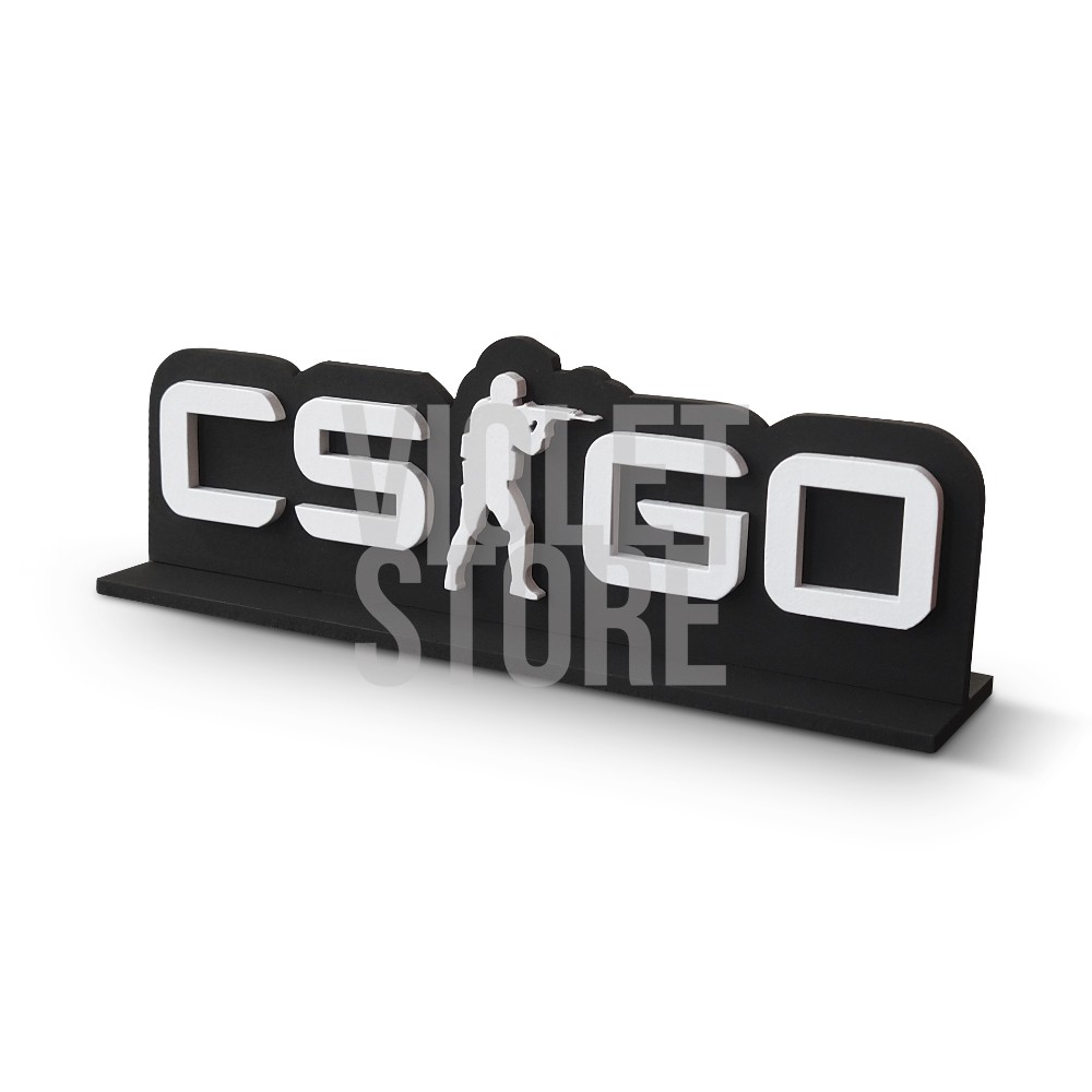 Letreiro Gamer Jogo Counter Strike Cs Go
