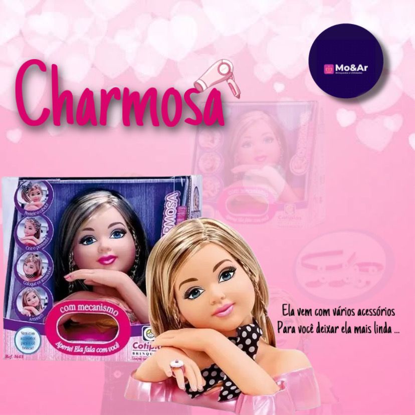 Boneca charmosa cotiplas: Com o melhor preço