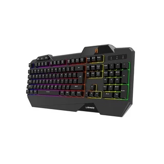 Teclado gamer LED RGB semi-mecânico Lehmox GT-T3