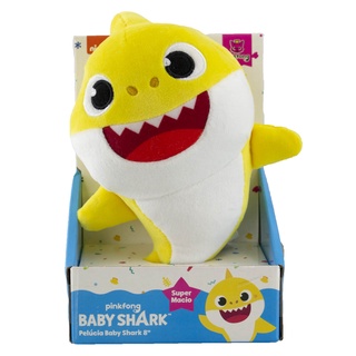 Tubarão brinquedo de pelúcia bebê sharkes kawaii enjoyfeel macio pelúcia  cantar inglês canção dos desenhos animados recheado boneca menino menina  aniversário presente de natal - Amor Lindo