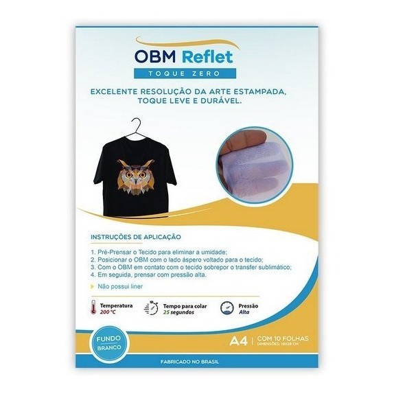 Obm Toque Zero Reflet Power A4 C 10 Folhas Shopee Brasil 1996