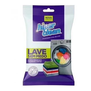 Lenços antimanchas Lave Sem Medo Hiperclean NOVA EMBALAGEM