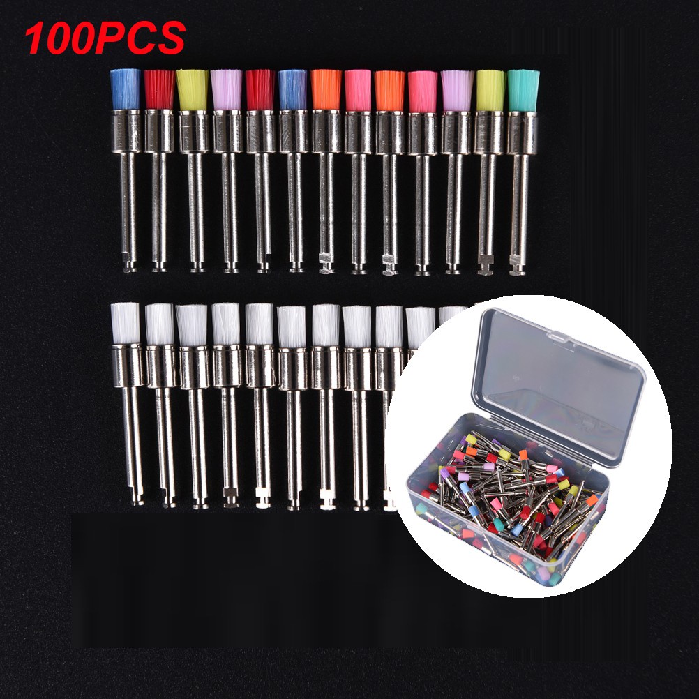 100 pcs 0 4cm dental care nylon type latch flat polishing polisher