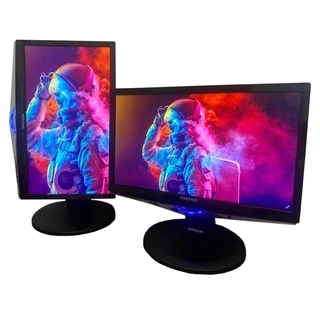 Kit c/ 2 Monitores Positivo 19 Polegadas LCD Widescreen c/ Alto Falante, Horizontal e vertical
