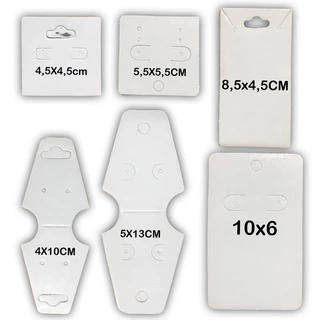 KIT Tags Bijou Cartelas para Pulseira Brinco Colar Tiara Bijouterias 600 Pças