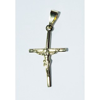 Pingente de Cruz Ouro Dourado 18k