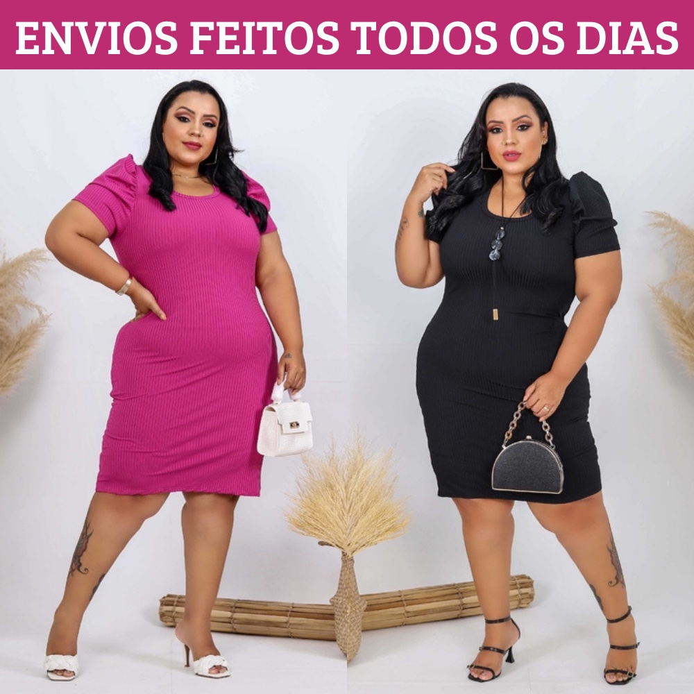Vestido Manga Princesa Plus Size na Black Friday 2025 | BuscaProdutos