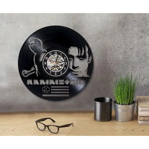 Banda Rammstein 01 - Relógio Disco De Vinil Decoração