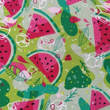 Kt KILOtela - Tissu Patchwork Coton Impression Numérique, Couture Artisanat, 50 Cm Longueur X 140 Cm Largeur, Fun School, Livres, Crayons Jaune ─ 0,50 Mètre