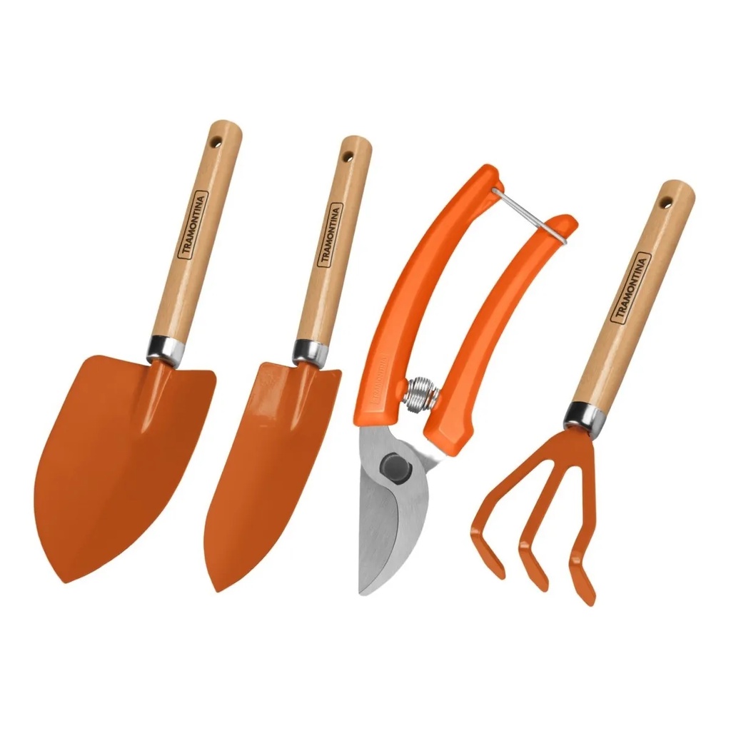 Kit Para Jardinagem Profissional com 4 Peças Tramontina Completo ...