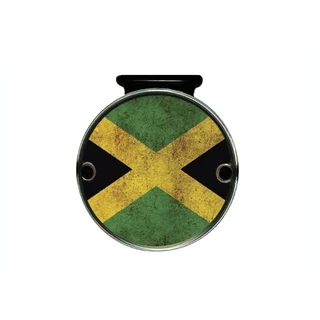 Lanterna Maria Smart Bandeira Jamaica Base Prata