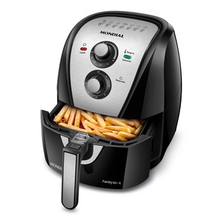 Fritadeira Elétrica Air Fryer 4L Mondial AFN40BI Preta 127V